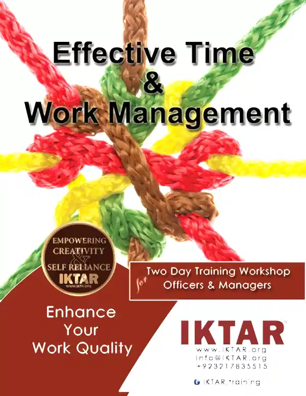 Effective Time and Work Management Skills Training